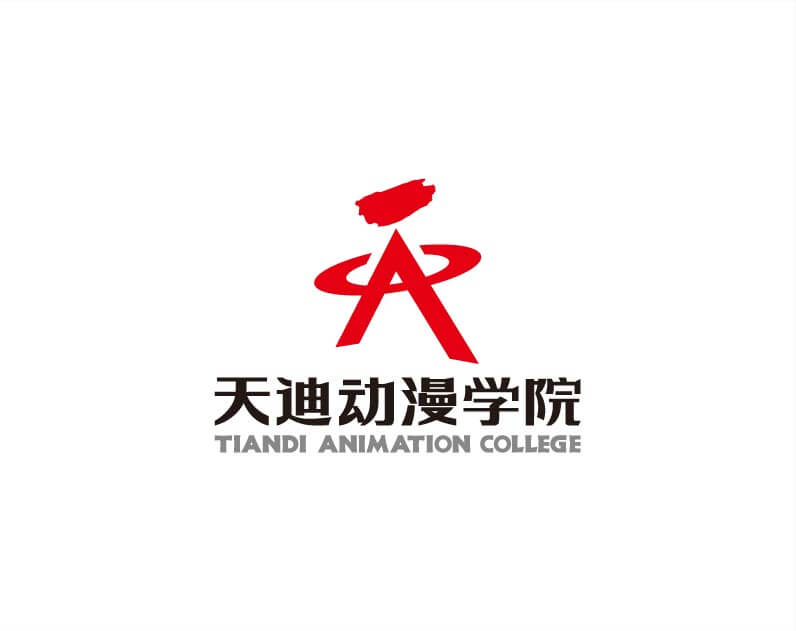 天迪動漫學院logo