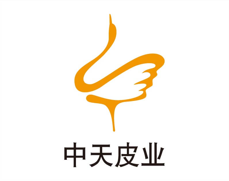 中天皮業logo設計